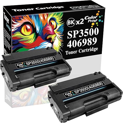 Cartucho de tóner compatible SP3500N 406989 Reemplazo para Ricoh SP3500 para Aficio SP-3500 SP3500XA SP3500DN SP3500SF SP3510DN SP3510DN SP3510SF SP