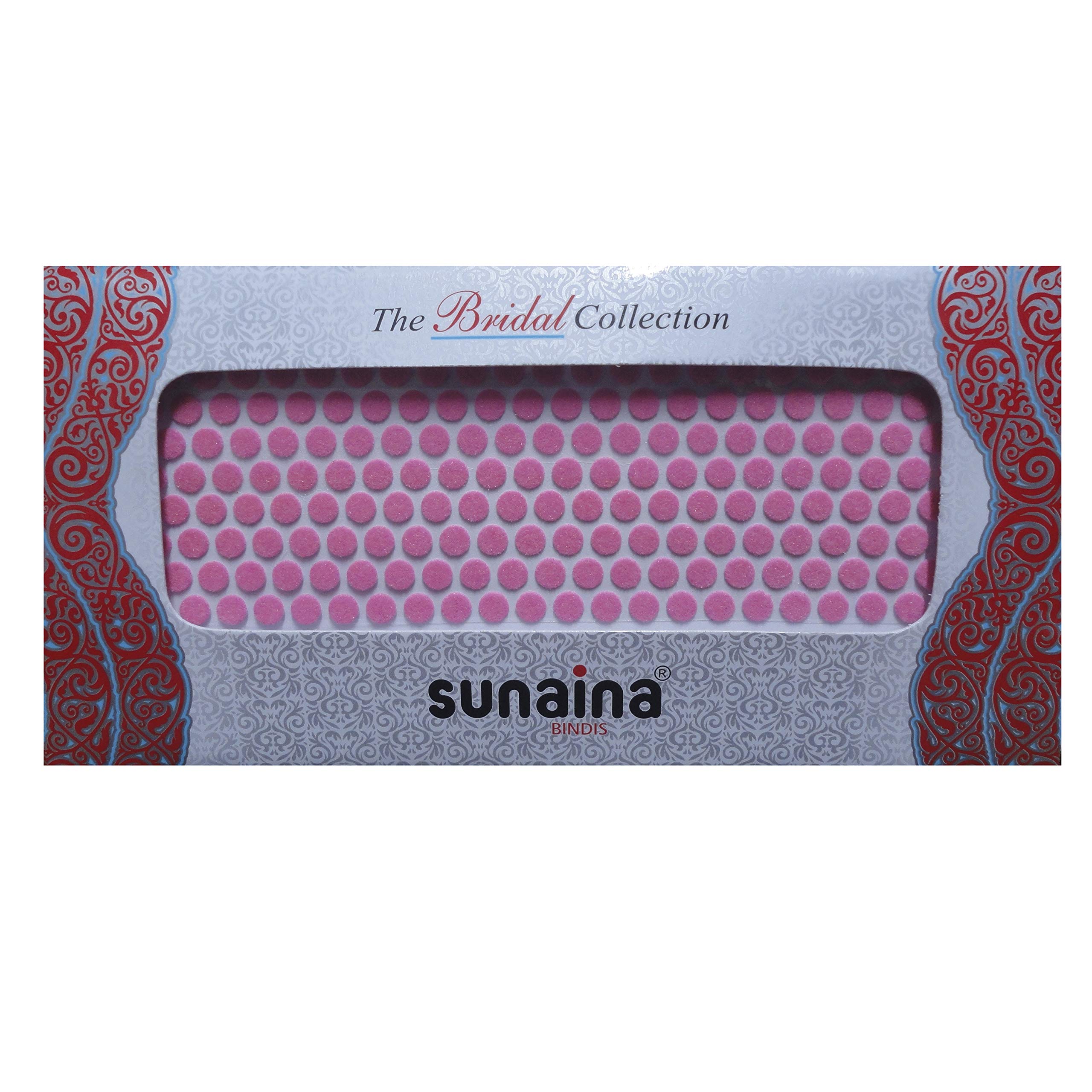 Sunaina Bridal Collection Pink (size-4) Bindis for Women [SBCP104] (Size 5mm)-picture-26