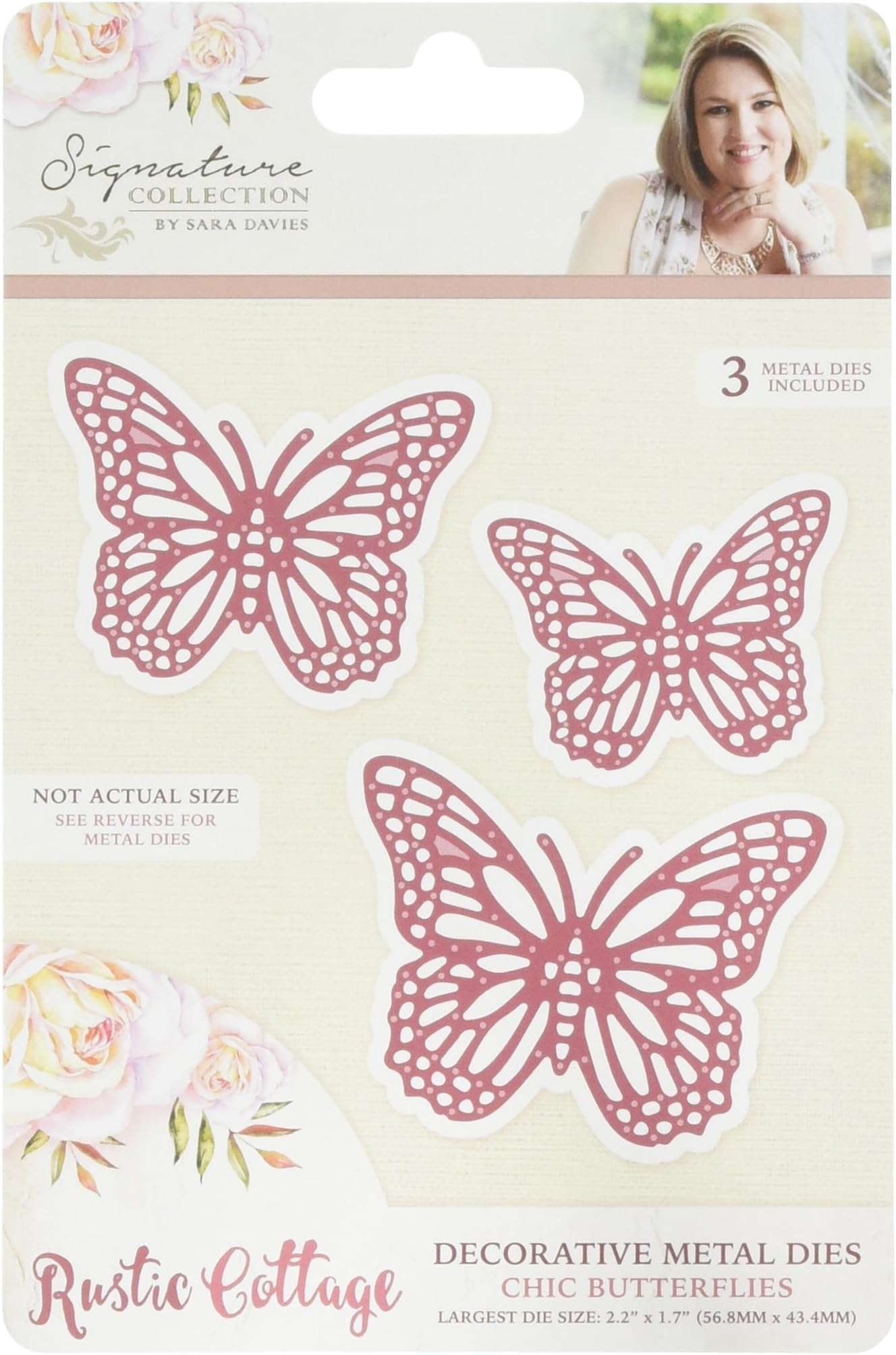 Cc International S-RC-MD-CBUT Rustic Cottage Metal Die Chic Butterfly