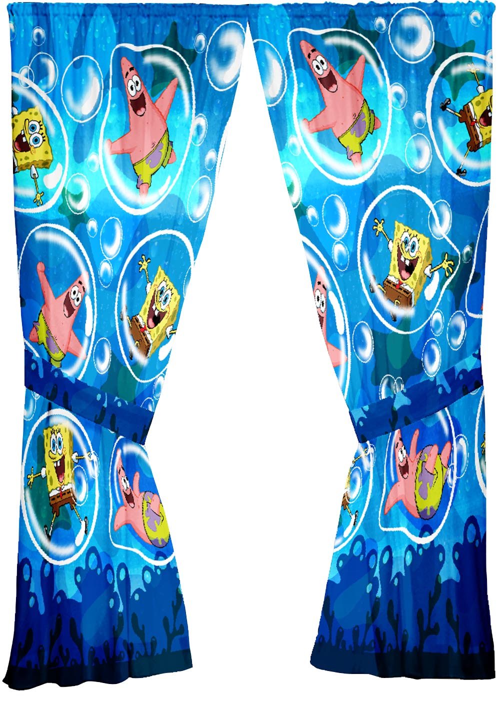 Spongebob Bedroom Curtains Curtains & Drapes