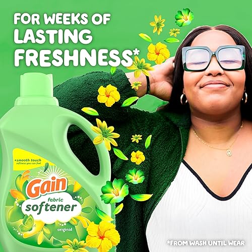 Miniatura 2 de Gain Suavizante de tela, original, 35 fl oz (paquete de 4)