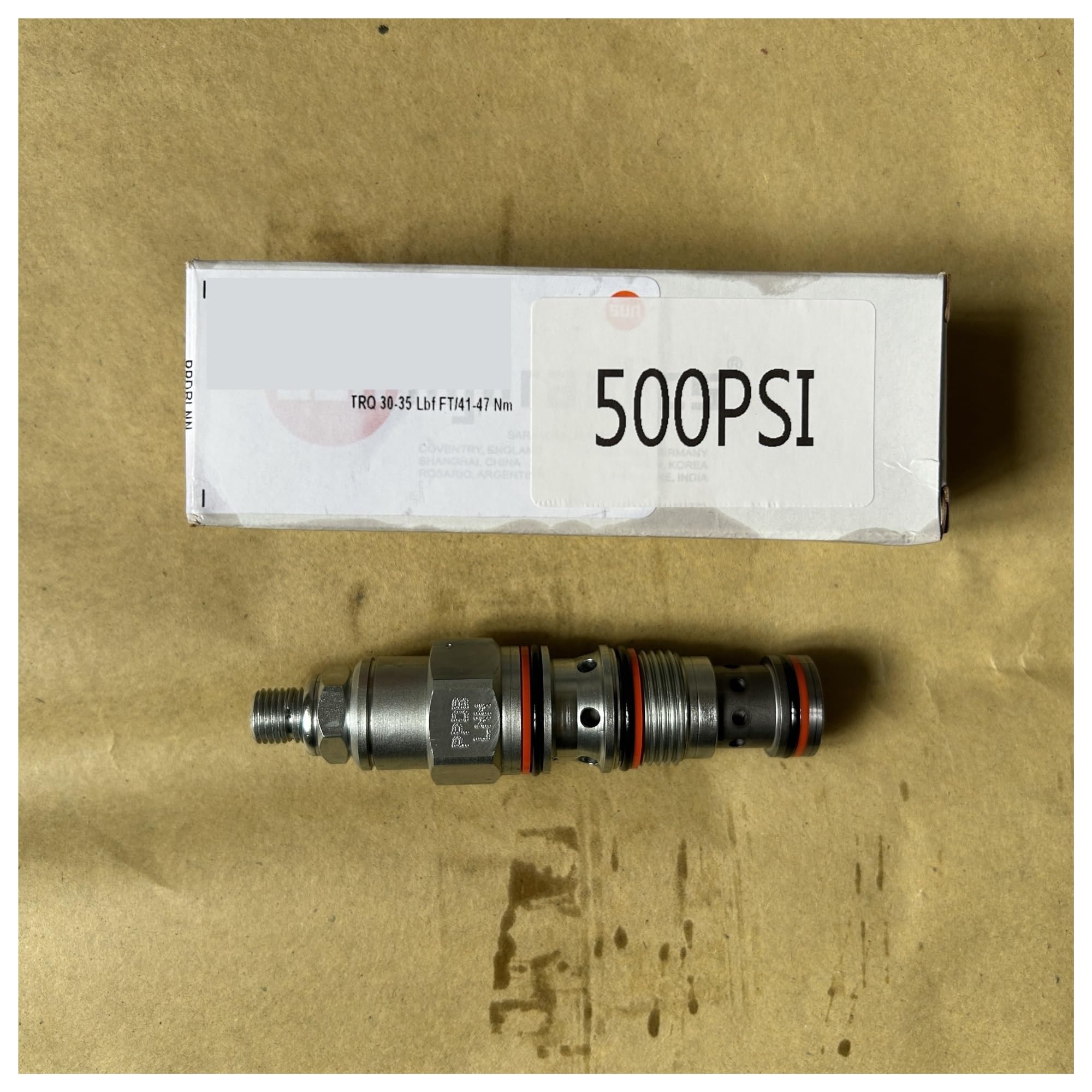 Vanne à cartouche hydraulique PPDB-LNN anti fuite et régulatrice de pression industrielle