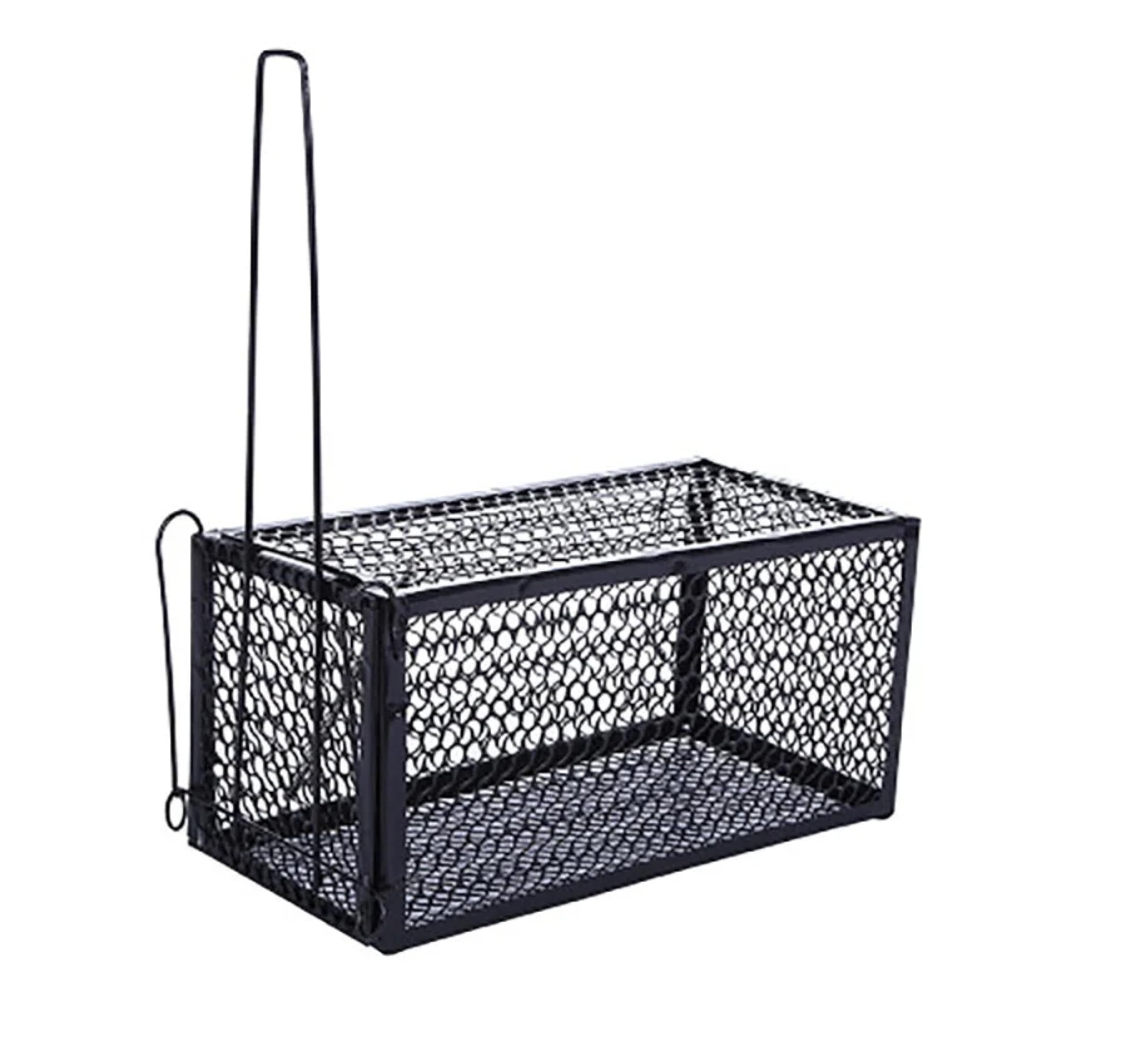 LAVISH 1Pc,Smart Self-locking Mousetrap Safe Firm Iron Net Household Mouse Catcher Metal Reusable Indoor and Outdoor Rat Trap Rat Cage, Size-28x14x14 CM
