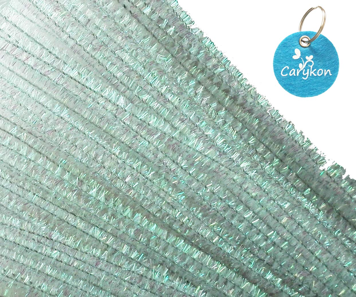 Carykon Pack of 100 Glitter Tinsel Creative Arts Pipe Cleaners - 12 Inch (iridescent White) - Image 2