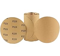 Vista 13 de 100 PIEZAS Discos de lija de 6 pulgadas PSA de grano 180 autoadhesivos de respaldo adhesivo para lijadora DA, papel de lija para acabado de madera