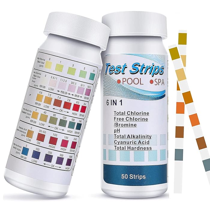 Buy 6 in 1 Test Strips Kit, 100 Pcs Swimming Pool Spa & Hot Tub