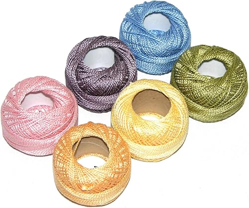 Presencia Paquete de muestras de algodón perla talla 12 Monet