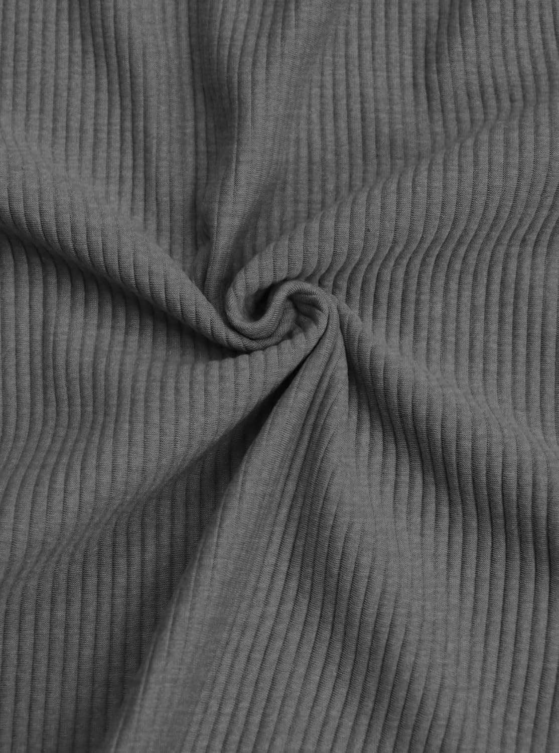 Men's Baggy Sweatpants Straight Leg Open Bottom Corduroy Pants Casual Drawstring Waist Joggers with Pockets - Image 6