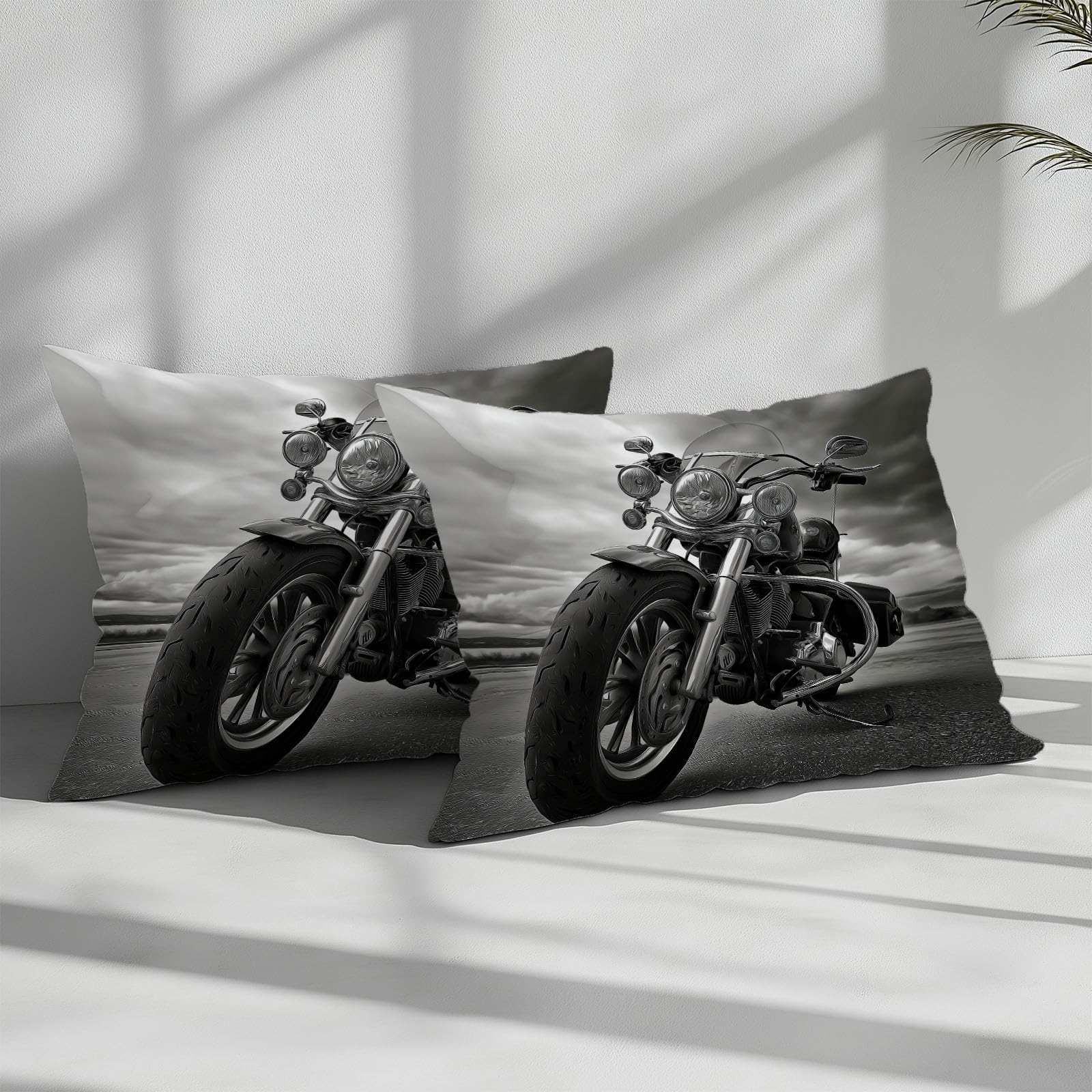 Poszwa na kołdrę Realistyczne opony motocyklowe 220 x 240 cm Pościel z mikrofibry Łatwa w pielęgnacji i 2 poszewki na poduszki 50 x 75 cm Bardzo miękka i oddychająca biała