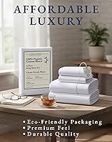 Vista 8 de LANE LINEN - Juego de sábanas de 4 piezas 100 % algodón orgánico percal puro King, ropa de cama suave transpirable para colchones de hasta 15