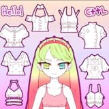 Select the chibi dolls shape of eyes, eyebrows and mouth!