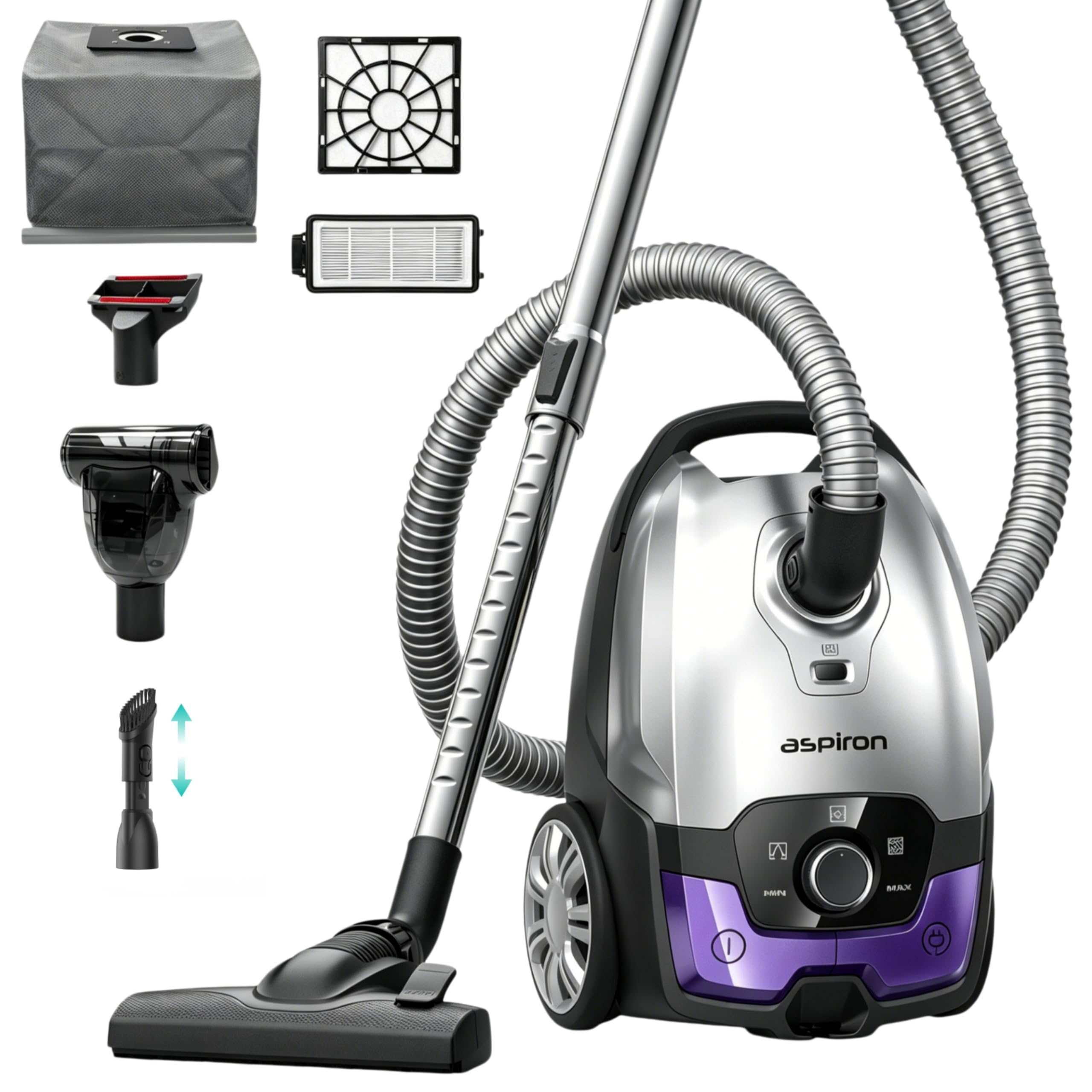 Aspiron Canister Vacuum Bagged