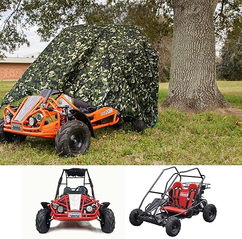 Coleman KT196 Go Kart - Funda de almacenamiento para niños de 2 plazas, protección para todo tipo de clima, resistente 420D, impermeable, resistente