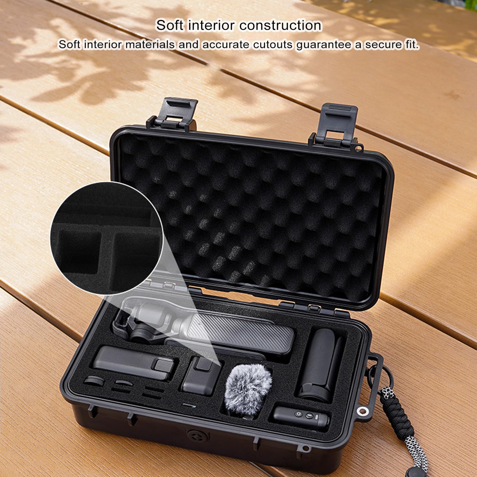 Custodia rigida per fotocamera tascabile Custodia da viaggio antideflagrante antiurto antipioggia per accessori Pocket 3