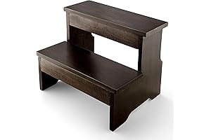 Wooden Two Step Stool for Versatile Utility