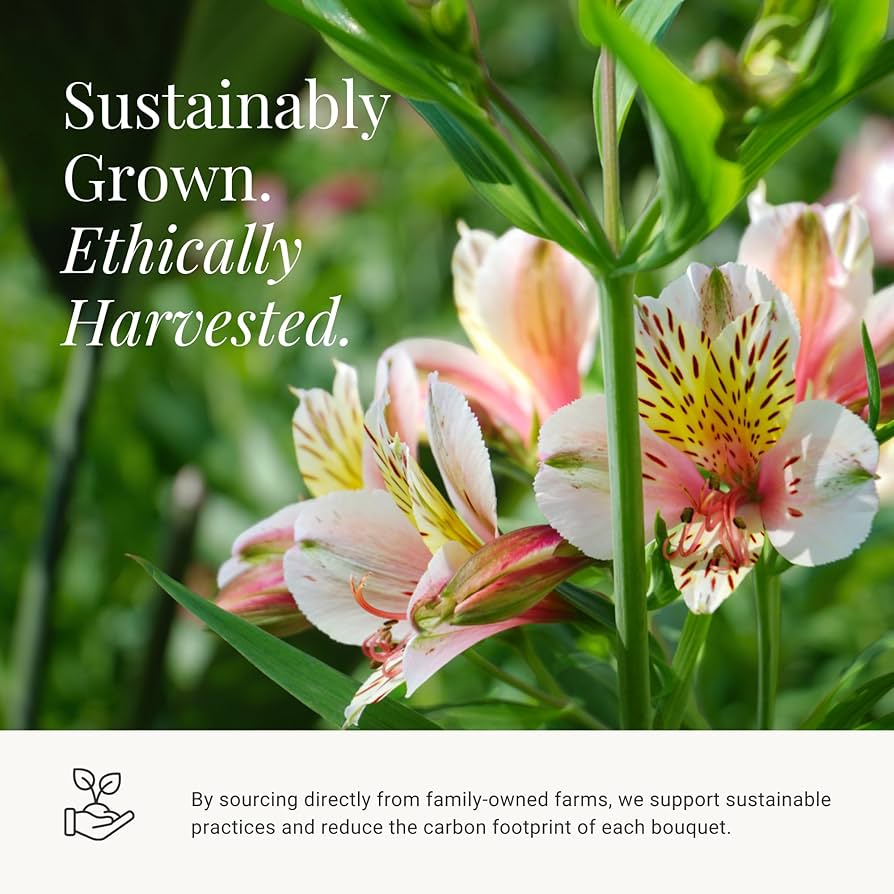 花　アートフラワーブーケ　アートフラワー　アルストロメリア　イブニングスター　6 贈答・贈呈用花束・造花花束・花束ギフト】バラと