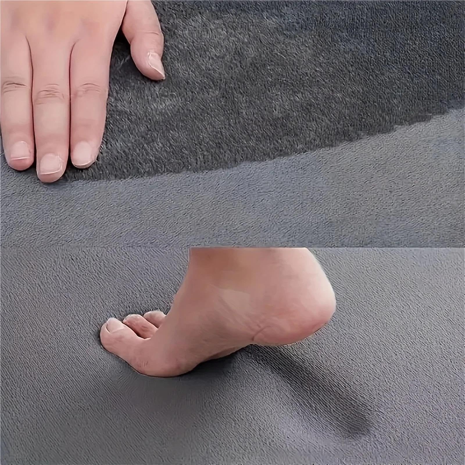 Tapis de Sol Doux et épais, antidérapant, idéal for Porte de Salle de Bain.(40x60cm)