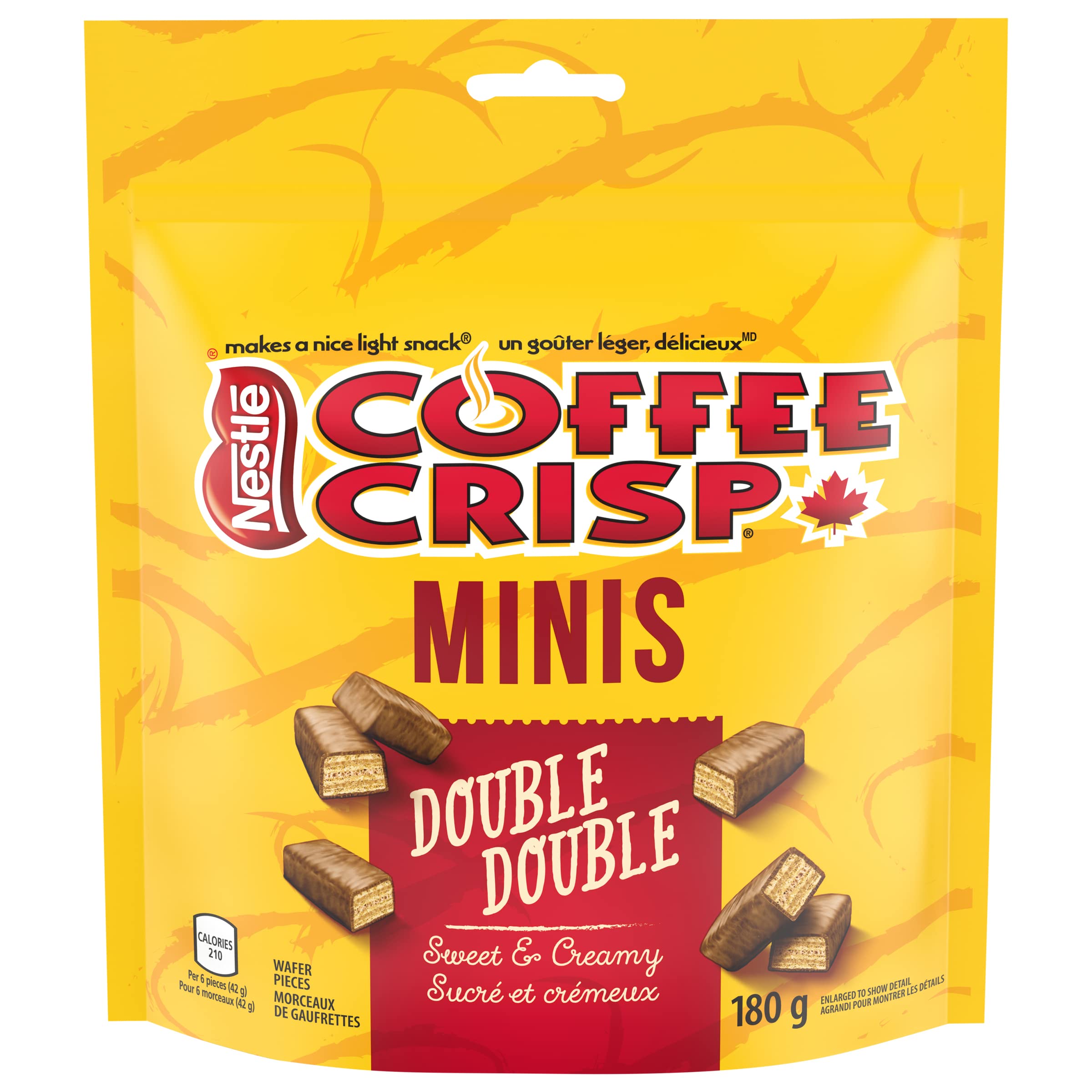 Coffee Crisp Minis Double Double Sweet & Creamy 180g