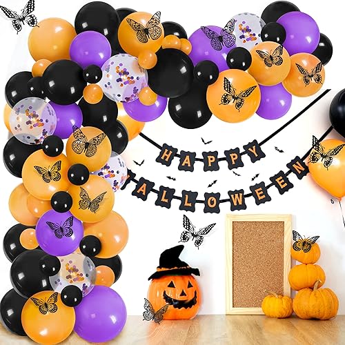 Miniatura 158 de SAOROPEB - Calcomanía 3D de mariposa que brilla en la oscuridad, 24 unidades, 3 tamaños, para decorar techo o pared, suministros de fiesta, 24