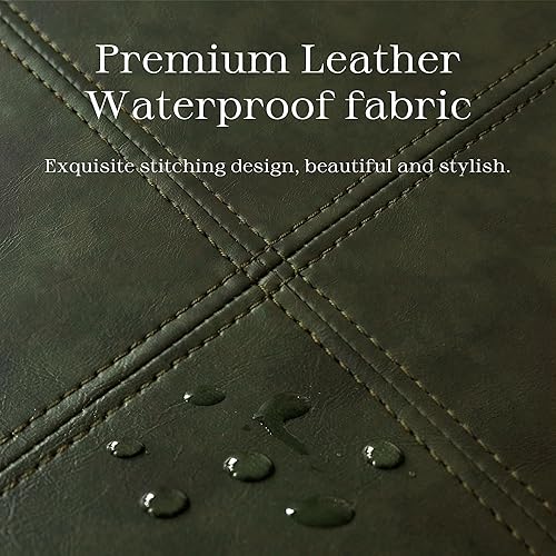 Miniatura 20 de HUIMO Otomana cuadrada de almacenamiento, mesa de centro otomana grande para sala de estar (gris oscuro) Gris oscuro,Negro,Marrón,Gris,Caqui,gris