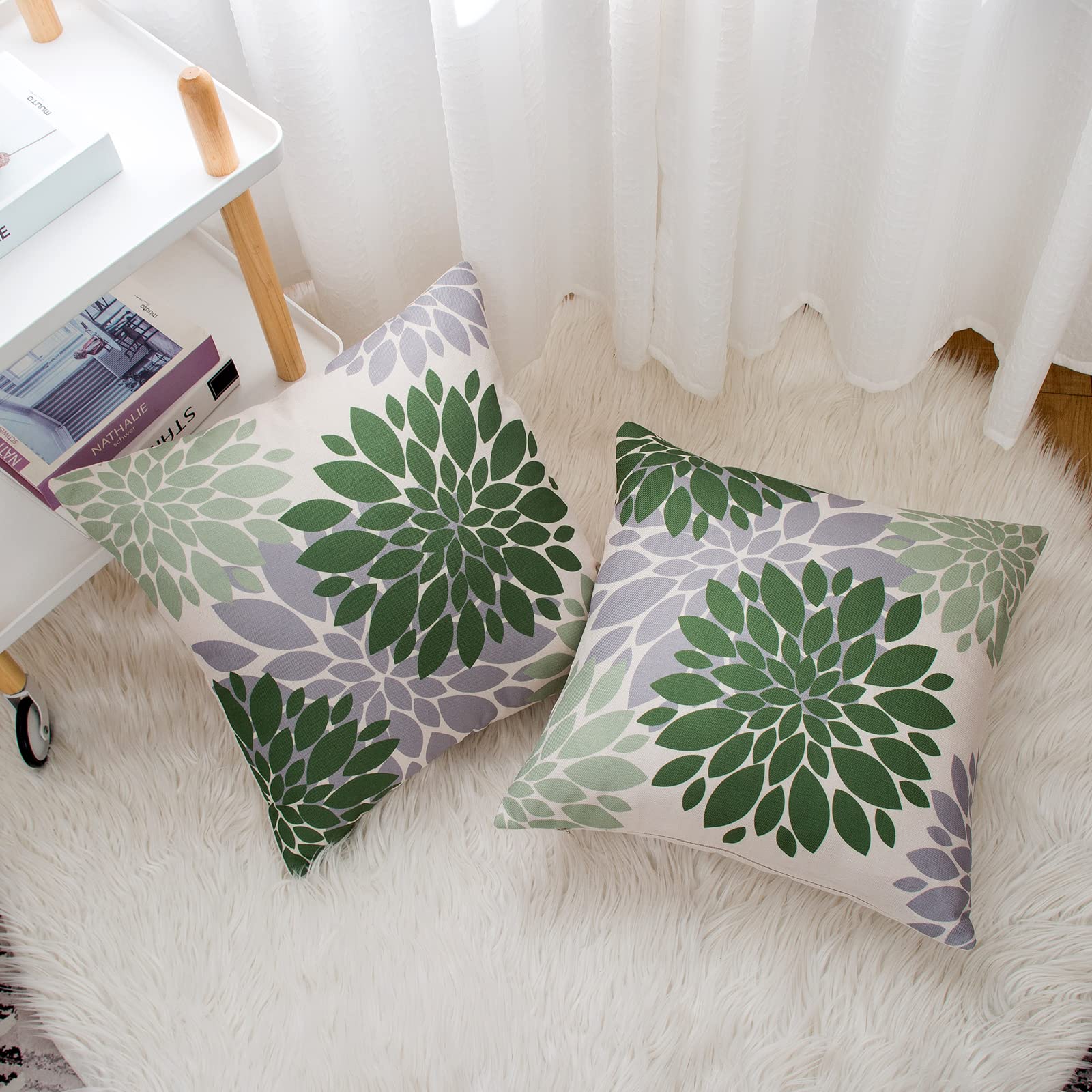 Set Di 4 Federe Cuscino 60x60 Cm - Stampa Animali Cartoon, Morbido Peluche, Per Divano E Camera - Foto 3