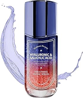 Hyaluronic & Salicylic Acid Smoothing Facial Serum - Deeply Hydrating & Cleansing - Combats Congested Pores & Wrinkles - Made in Korea - 50mL / 1.69 fl.oz