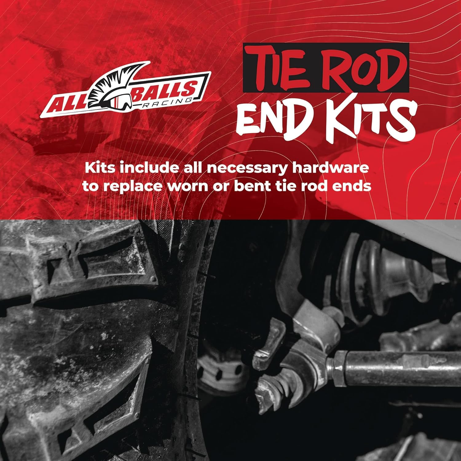 All Balls Racing 51-1089-L Tie Rod End Kit Compatible With/Replacement For Polaris Ranger 1000 EPS 2020, Ranger 1000 EPS BASE 2018-2019, Ranger 1000 EPS Crew 2020, Ranger 1000 EPS Full Size Crew 2020