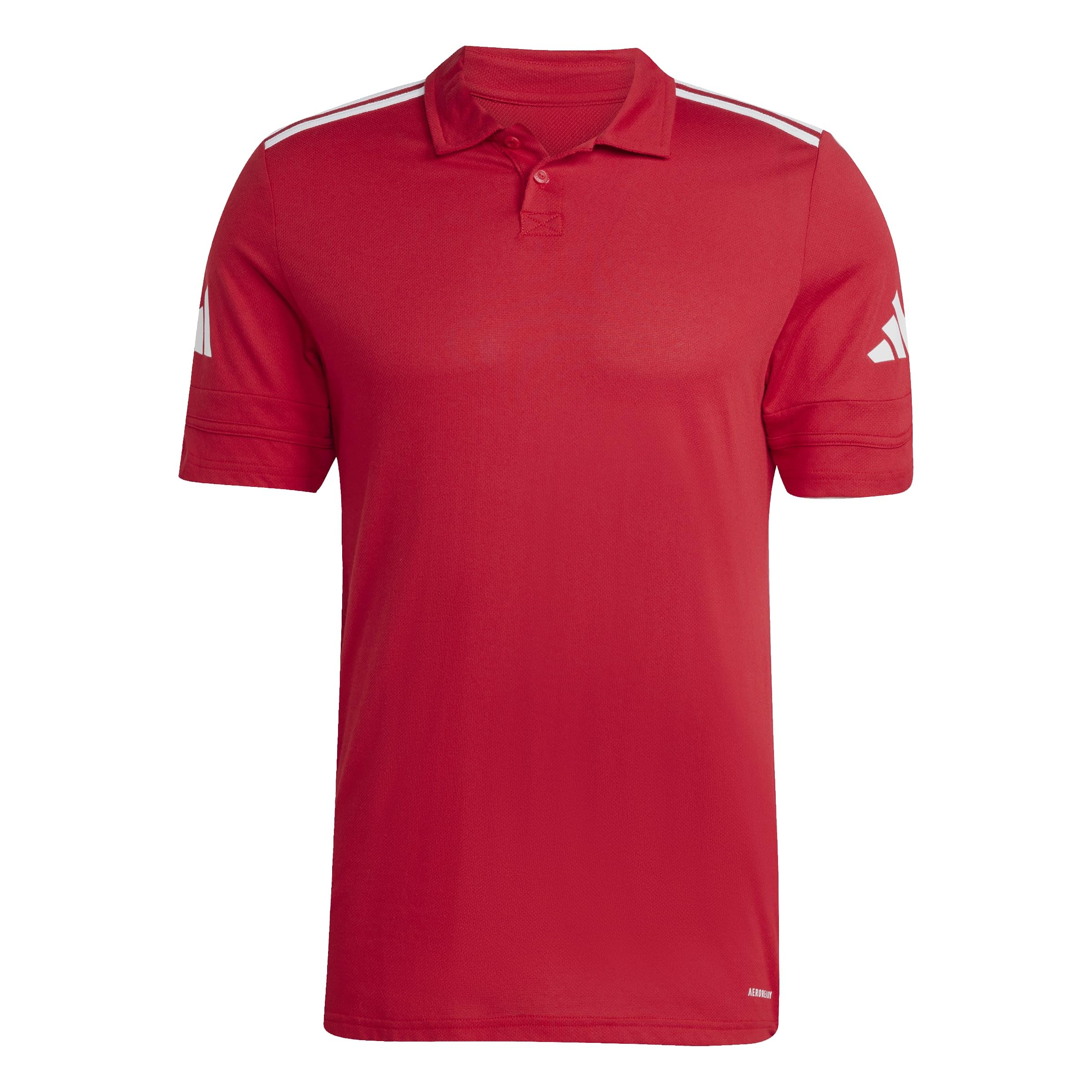 adidas Men's Squadra25 Cotton Polo Shirt, Team Power red/White, 3XL Tall