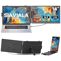 siaviala 14” Monitor Portatile, Schermo Portatile 1920x1080 FHD