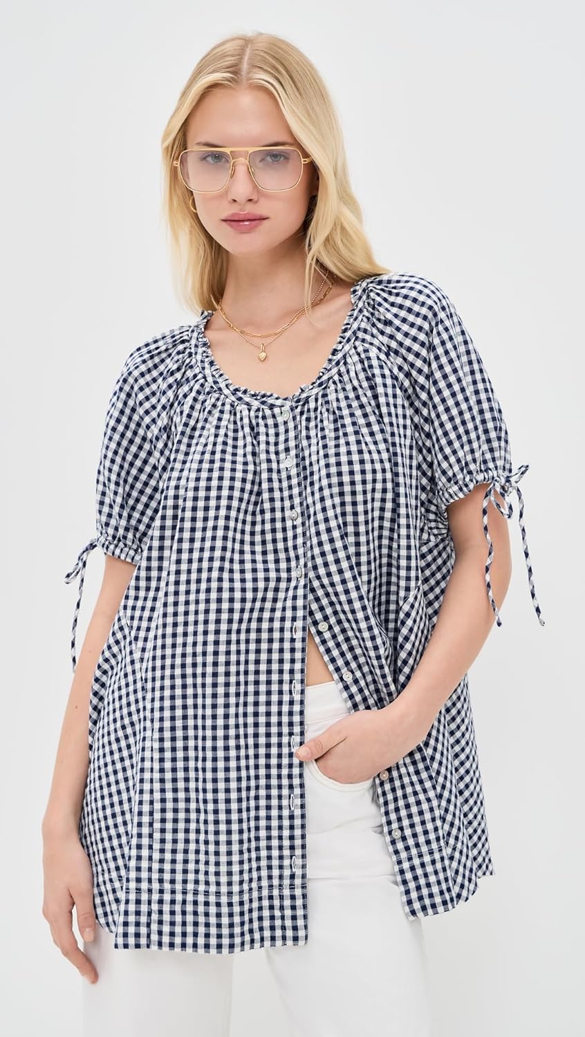 Free People Women's Farley Gingham Tunic