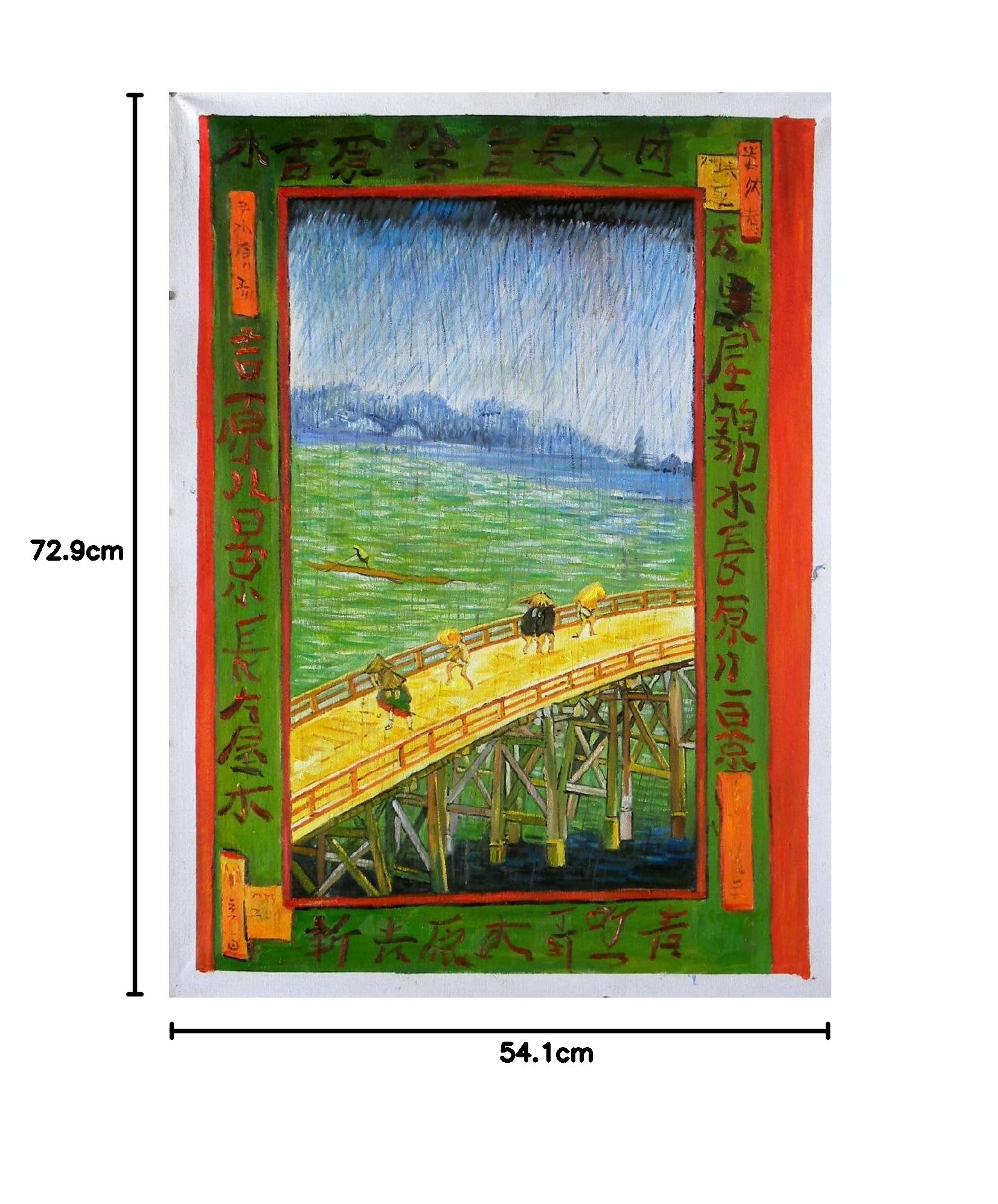 油絵「プラハの橋」原画　M10号 油絵「プラハの橋」原画 M10号 油絵「プラハの橋」原画 M10号 油絵