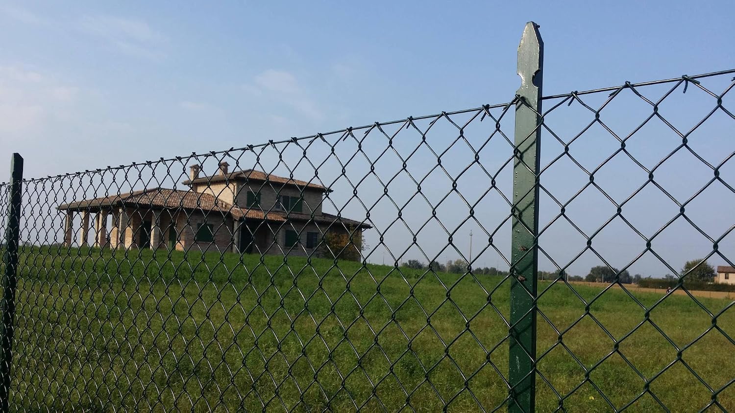 Paletti recinzione T 30x30x3mm verde (10pz) Bricodem