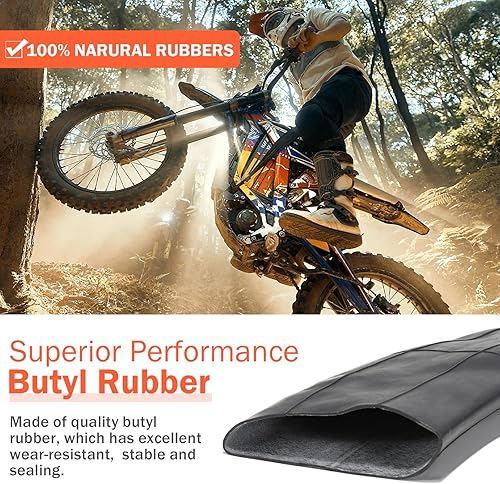 Miniatura 4 de Neumático y tubo interior de 12.5 x 2.75, 2 juegos de neumáticos Knobby de repuesto para Razor MX350 MX400 Dirt Bike Rocket, X-Treme X-560,