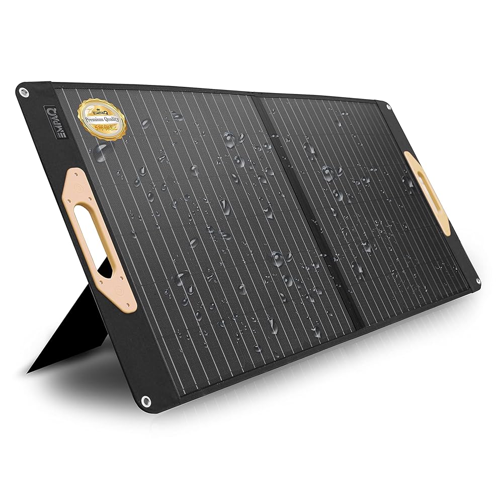 EMPAQ POWER SOLAR 110+ ソーラーパネル 折り畳み　防災等 Amazon.co.jp: EMPAQ Power Solar 110+ ソーラーパネル 110W