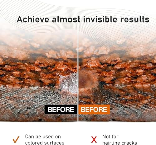 Miniatura 3 de Kit de reparación de encimera de mármol, granito y cuarzo (transparente) - Soluciona tus defectos como un profesional I adecuado para la mayoría de