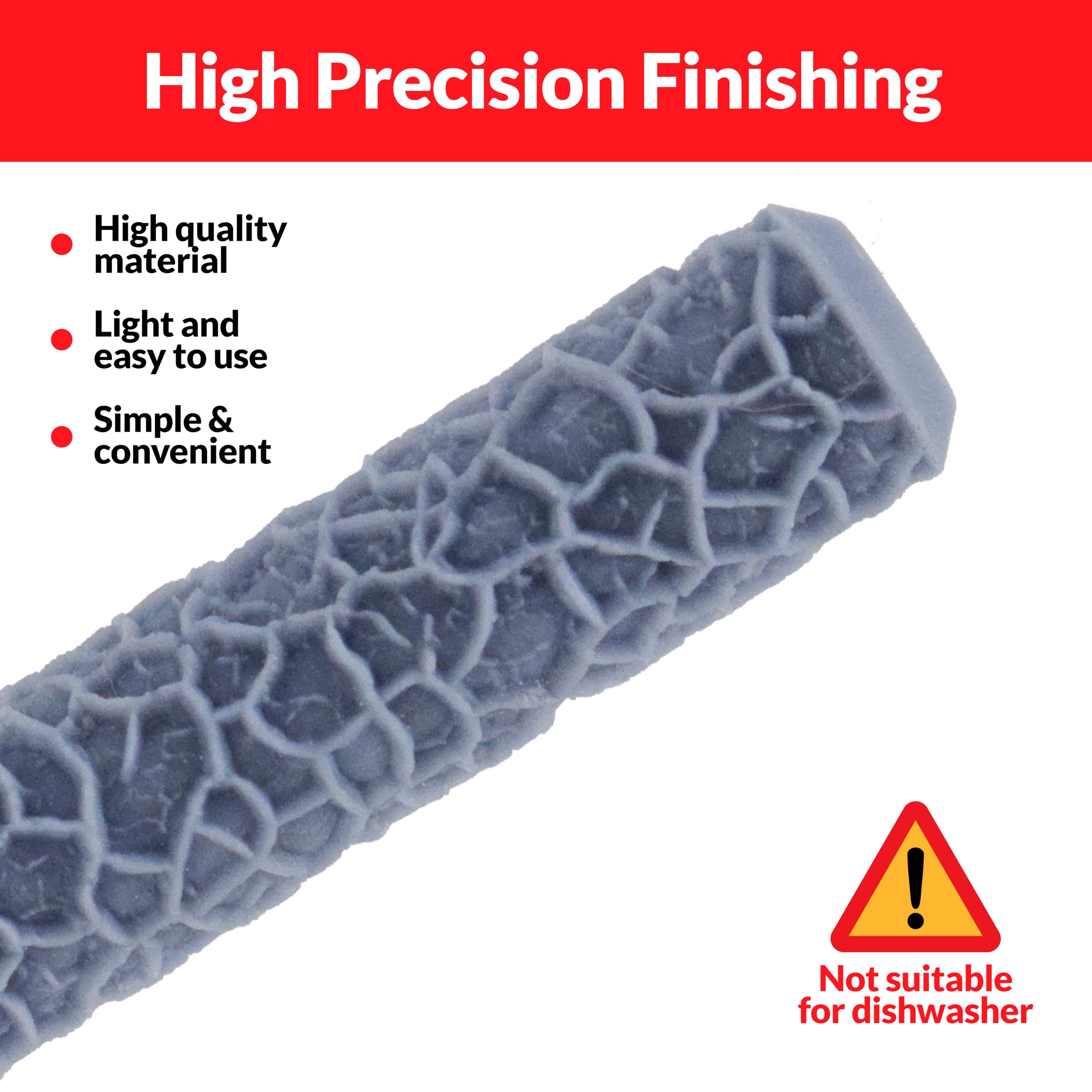Rullo per texture Octopus STL – Strumento artigianale per argilla, ceramica e fondente - Italia