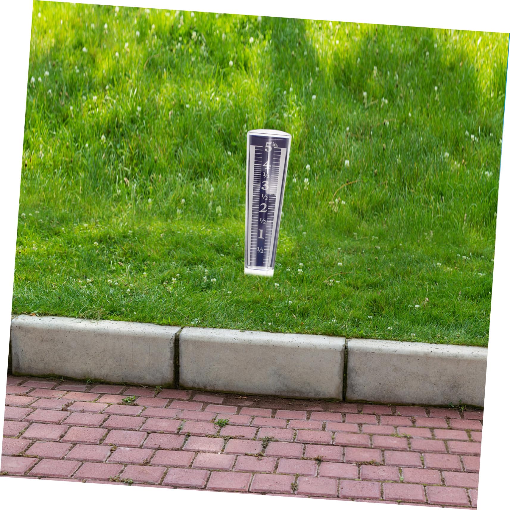 iplusmile 5 Teiliges Regenmesser Gartenmessgerät Regenmessgerät Transparent Großes Messgerät Ersatzrohrwerkzeug Für Den Außenbereich Wasserdicht Rasenzubehör Wetterstation Für