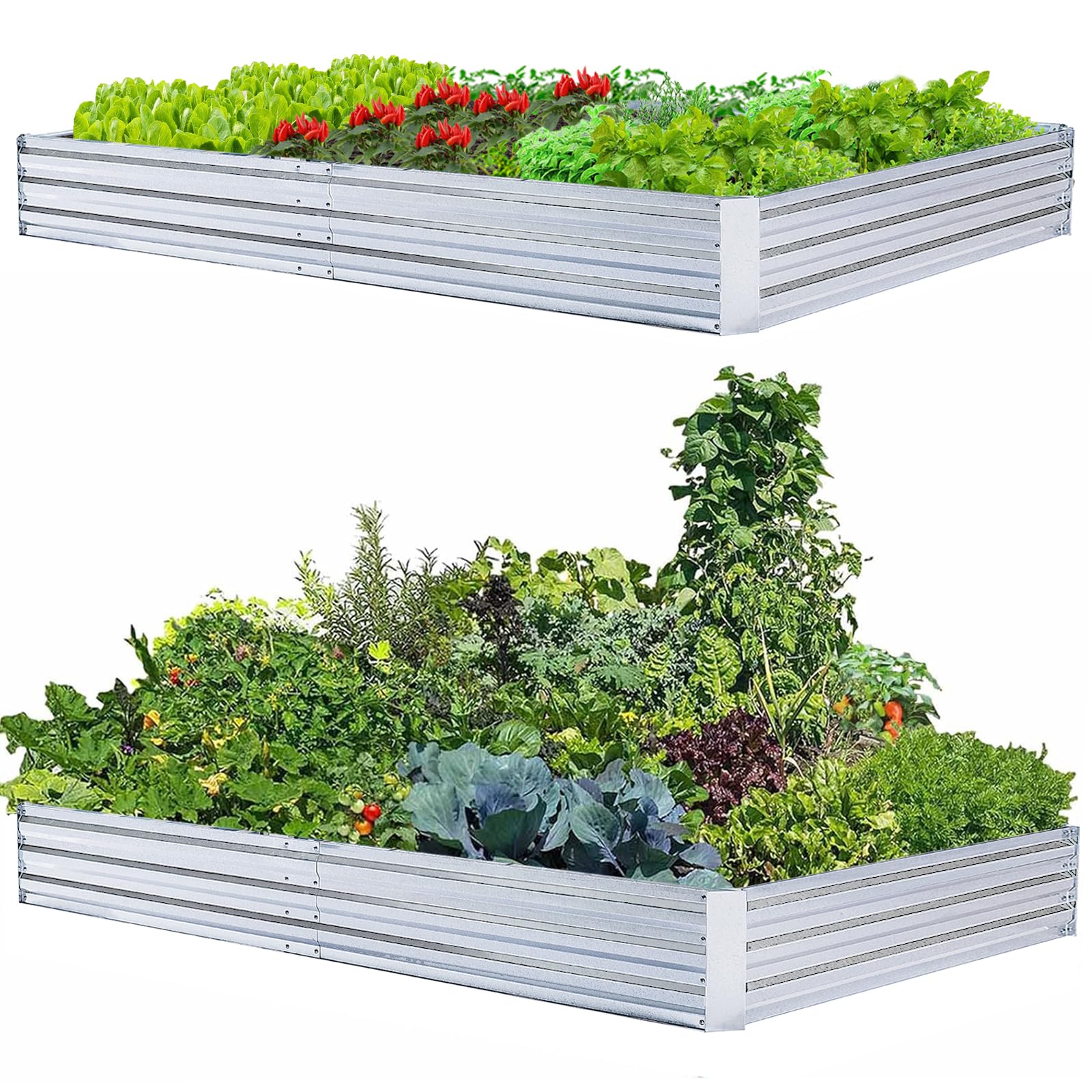 FOYUEE 8x4ft 2-Pack