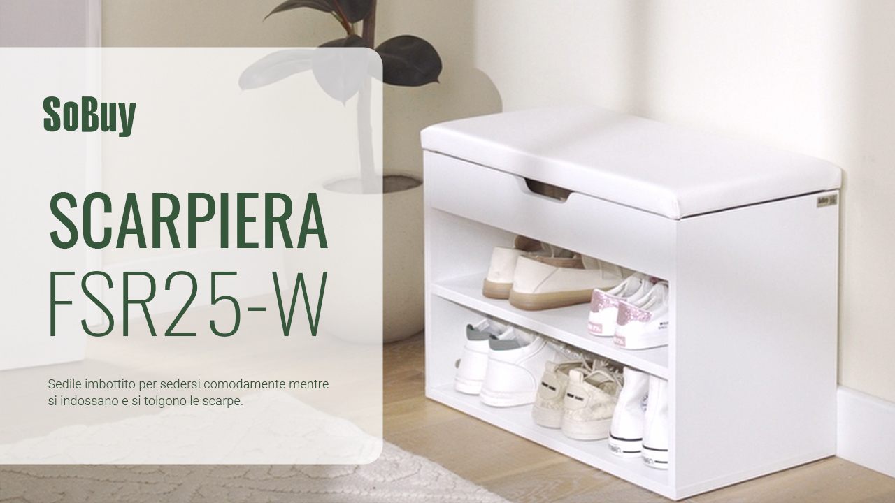 Scarpiera Con Panca Imbottita ChooChoo 104,9 Cm – Ripiano Sollevabile Con Spazio Nascosto, 3 Scomparti, Per Ingresso E Camera Da Letto, Nero - 3