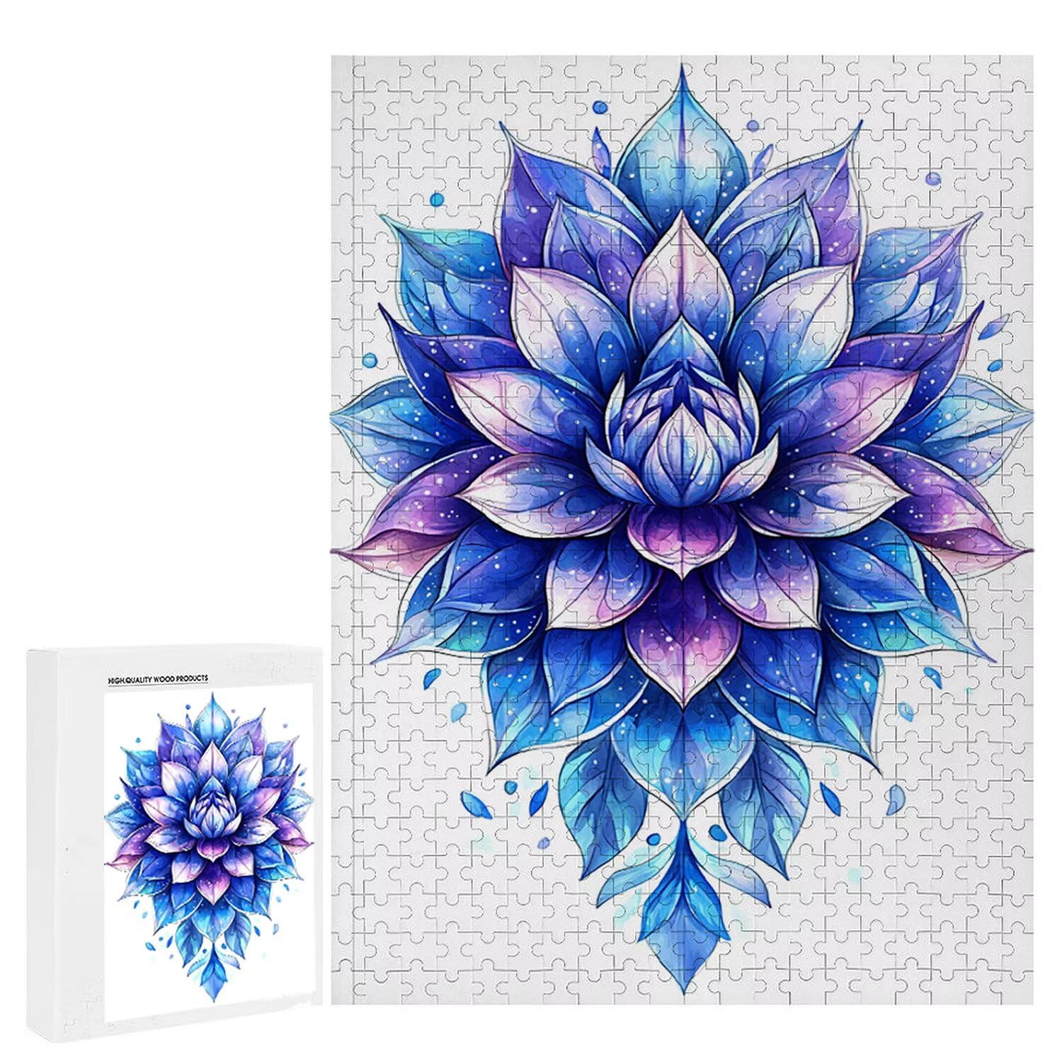 Puzzle 4000 elementów, puzzle dla dorosłych, wyzwanie puzzle, puzzle dla całej rodziny, napis na plecach, prezenty dla mężczyzn i kobiet, temat: (fioletowy krawędź) z-555