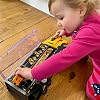 Teamsterz Construction Transporter Vehicle Playset | Construction Car, Lorry And Construction Truck Toys | Indoor And Outdoor Sandpit Toys | Toy Car Launcher | Cars Storage And Ramp | Ages 3+