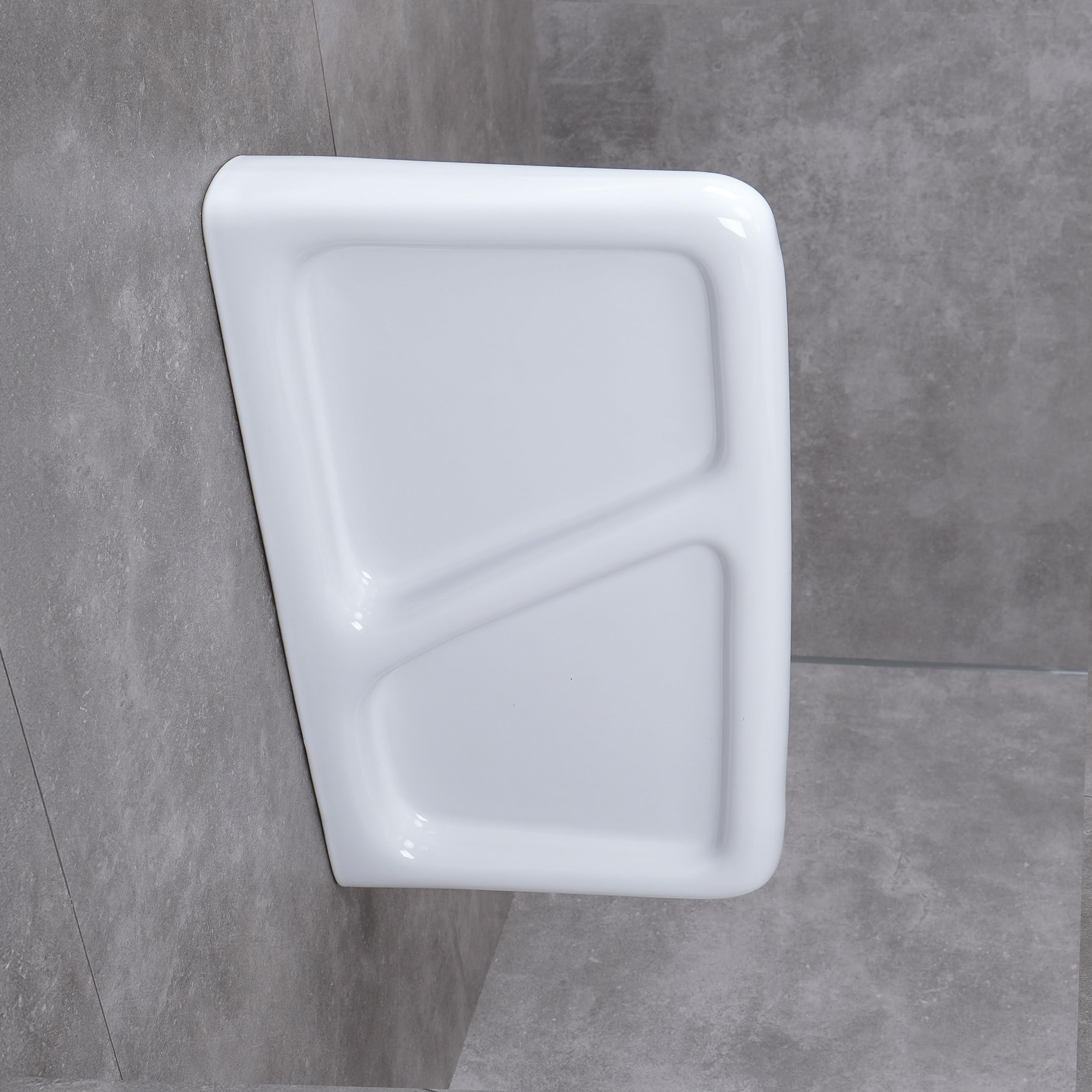 Aloni Urinal WC Keramik Trennwand