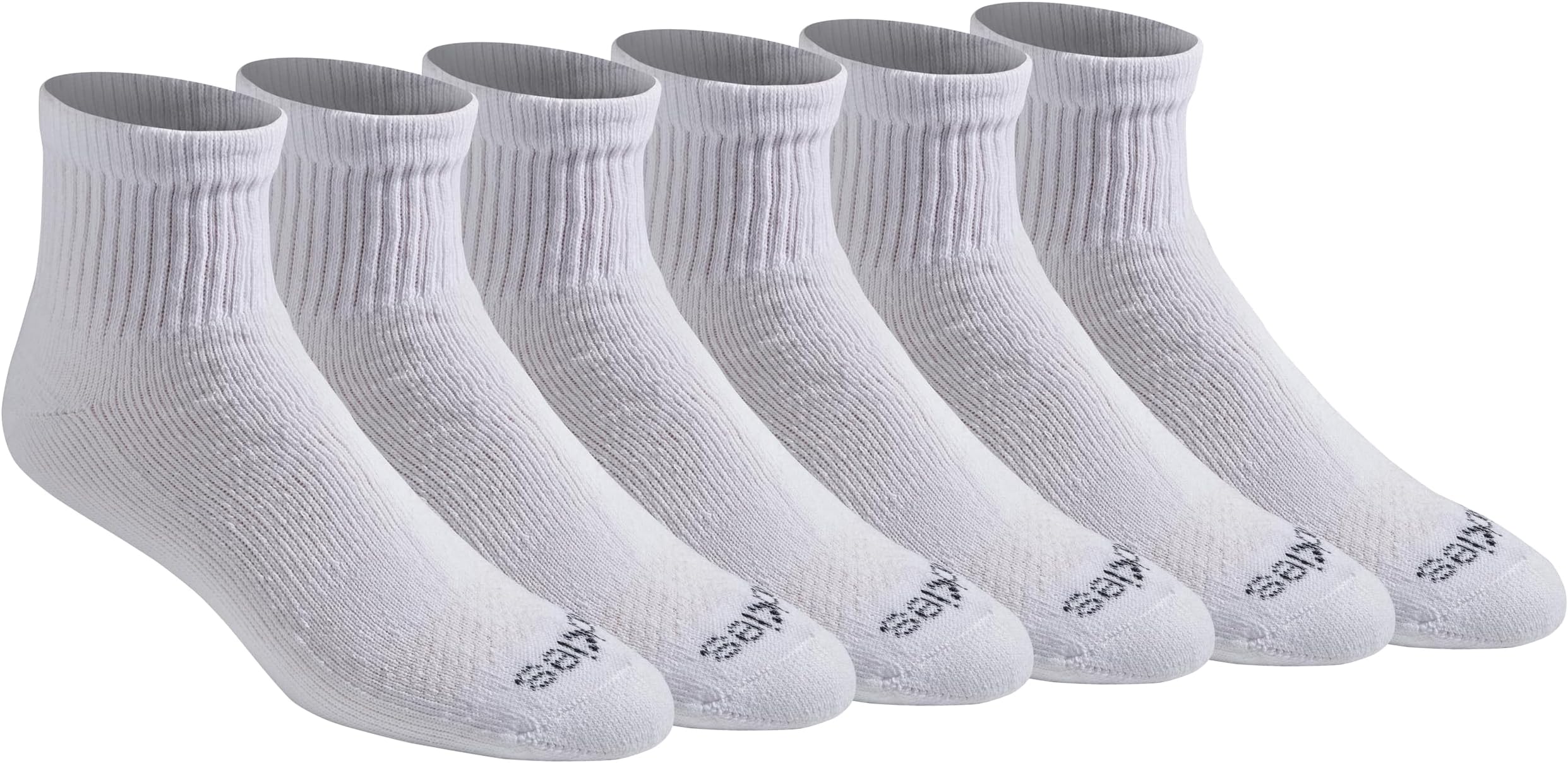 Men's Dri-Tech Moisture Control Quarter Socks, Available in M-XXL (6, 12, 18 Pairs)