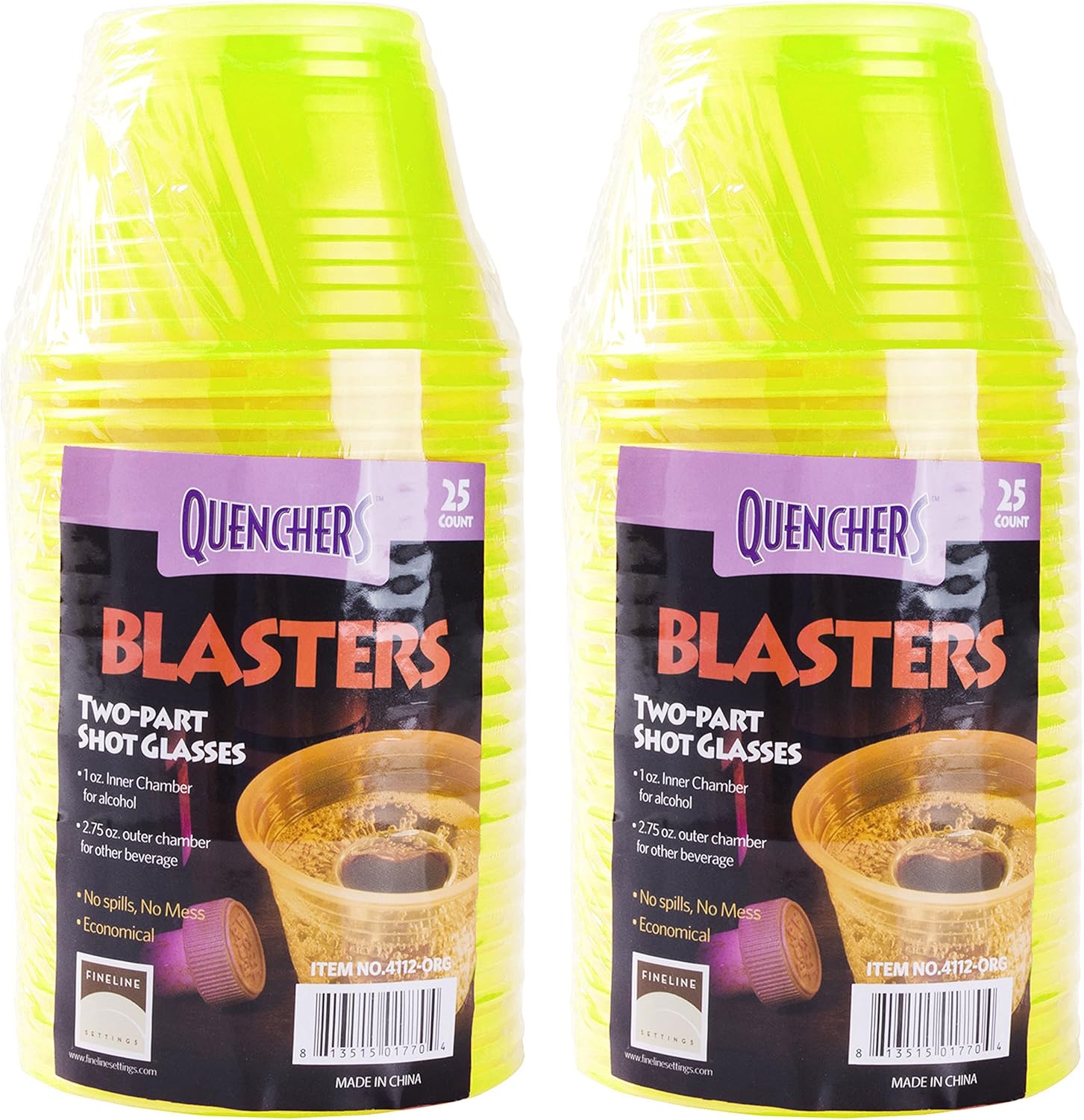 50 Ct Disposable Shot Glasses Cups Plastic Jager Bomb