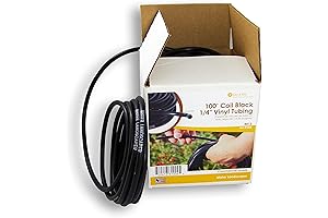 Mister Landscaper - 100-Foot 1/4-Inch Black Vinyl Tubing Roll