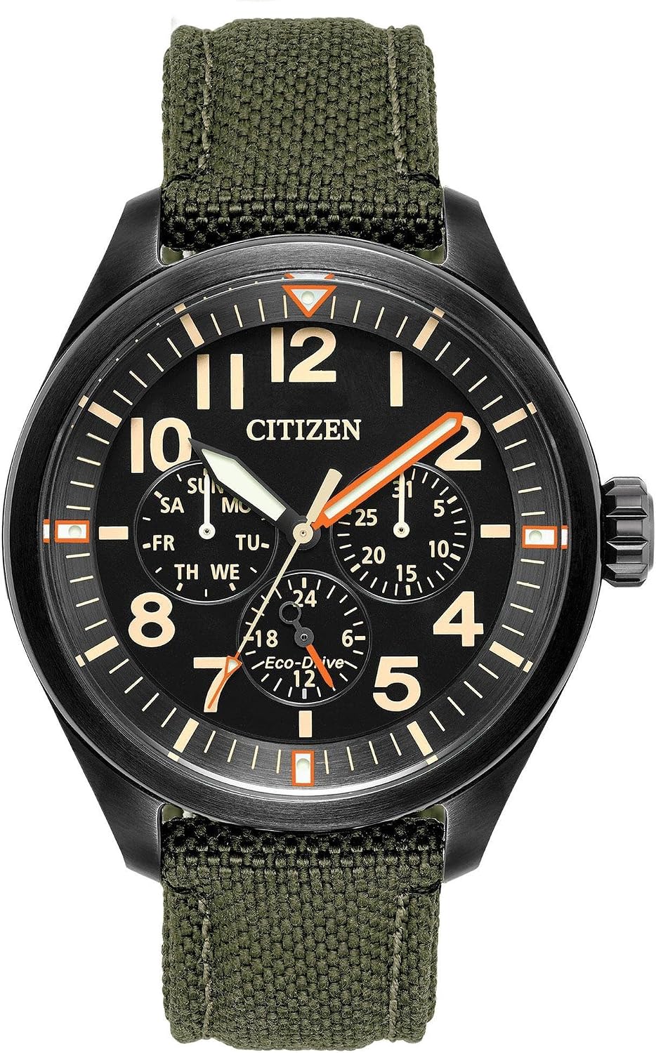 CITIZEN Men's Eco-Drive Garrison 43mm Stainless Steel BU2055-16E