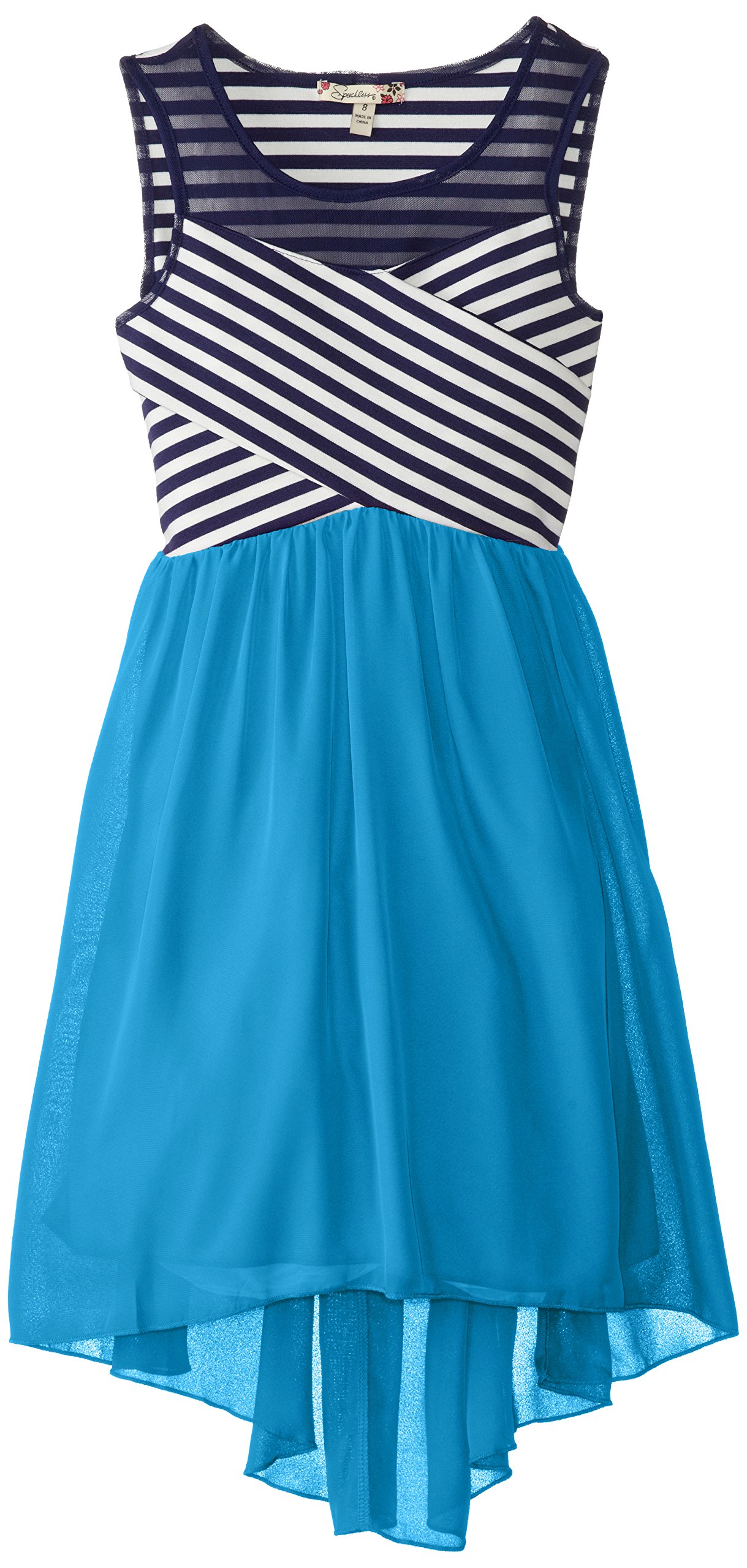 Speechless Girl's 7-16 Tank Dress with Chiffon Skirt