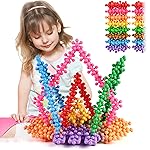 TOMYOU 300 Pcs Building Blocks Kids STEM Toys Educational Sets Interlocking Plastic for Preschool Boys and Girls Aged 3+, Safe Material Creativity