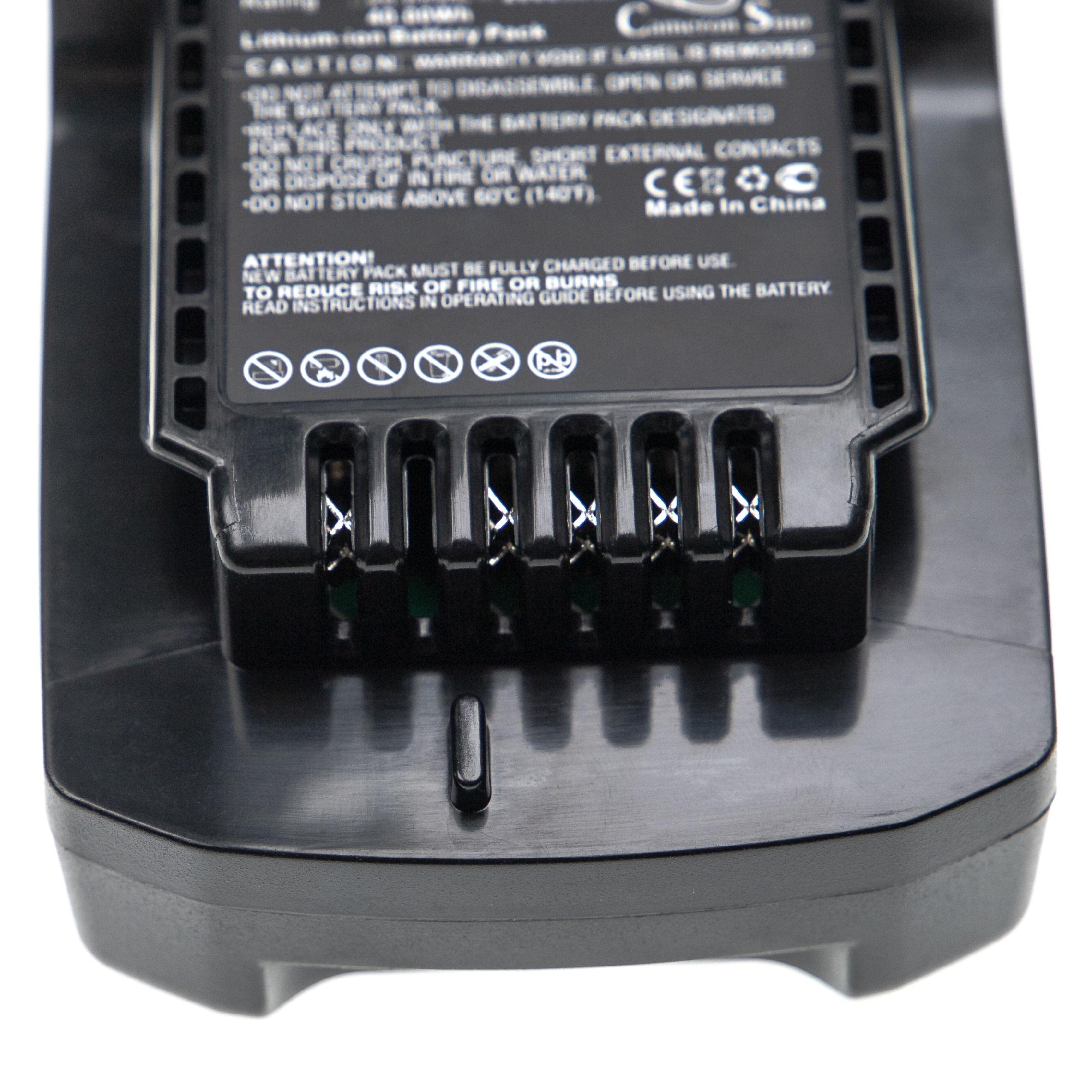 vhbw Batería reemplaza Ingersoll Rand BL2022, BL2012, BL2010 para Herramienta (2000 mAh, Li-Ion, 20 V) | BL2012 BL2010 - Herramienta (2000 mAh, ion de litio, 20 V)