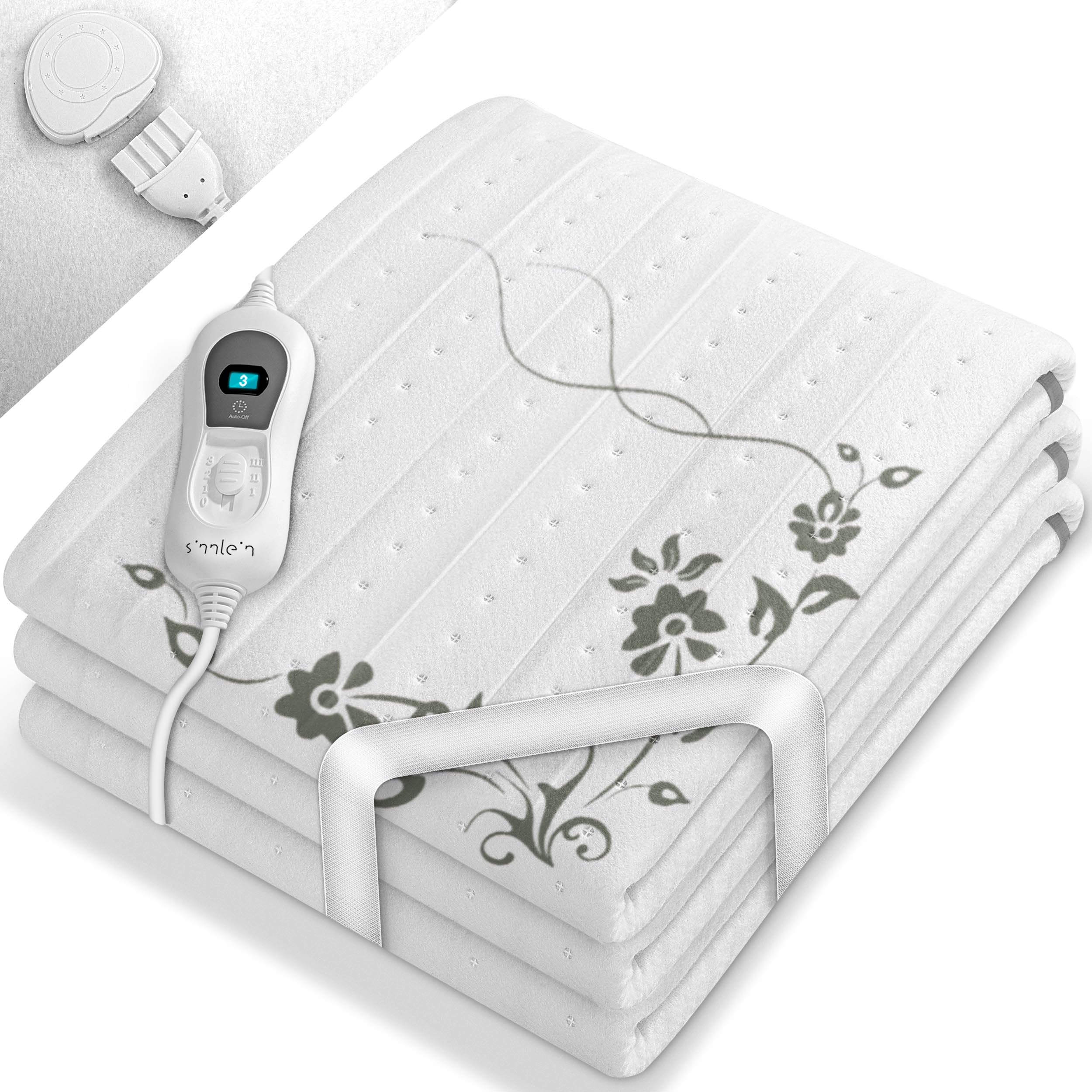Coperta Elettrica Cecotec HeatConfort 160x140 Cm | 6 Livelli Di Temperatura, Spegnimento Automatico E Lavabile